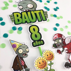 Kit decoración para cumpleaños Plants vs Zombies - tienda online