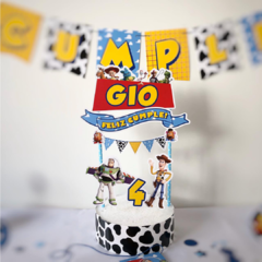 Kit decoración para cumpleaños Toy Story - Requetechulis