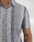 Camisa de Botão em Algodão/Linho Listrada na internet