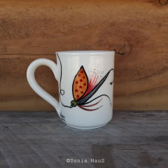 Jarra Café Fly Fishing Ninfa Cadiss