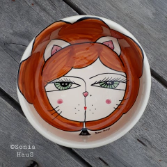 Cazuela Gata Michu. 16 cm