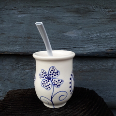 Mate Rabbit Flora Cobalto - comprar online