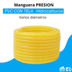 Manguera PVC amarilla HIDROCARBUROS
