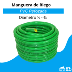 Manguera de PVC RIEGO super reforzada con tela