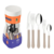 Faqueiro Tramontina Leme com Lâminas Aço Inox 20 Peças - comprar online