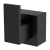 Acabamento Quadrado P/ Registro Deca Preto Fosco Black Matte V-9705-265H