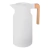 Garrafa Térmica Wood Fashion Branca 1L Termopro Glass