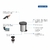 Lixeira Tramontina Com Pedal Em Aço Inox New - 5 Litros - TudoParaVC 