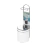 Suporte Chão Para Papel Higiênico Lixeira Tampa Inox Arthi - comprar online