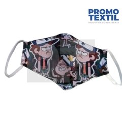 Barbijos Sublimados NIÑOS  (tapabocas) - Promotextil