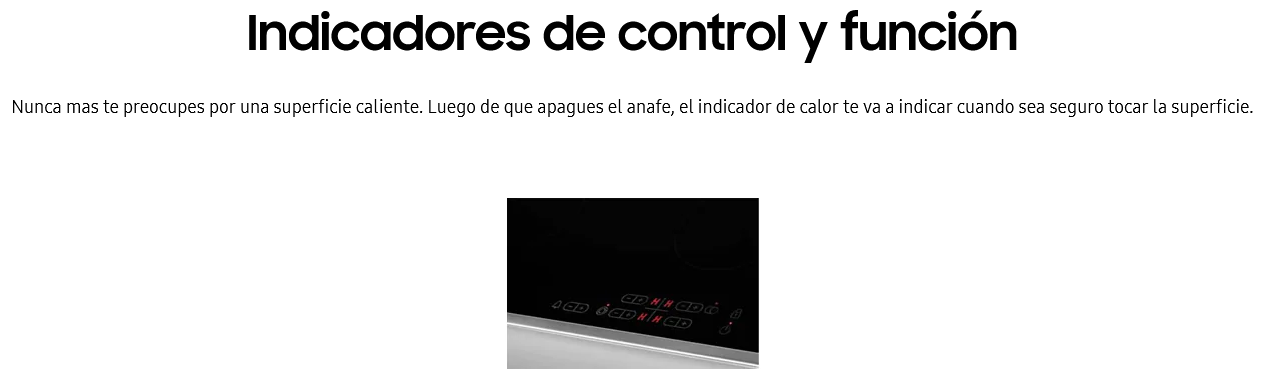 ANAFE ELECTRICO VITROCERAMICO RADIANTE SAMSUNG - 2 HORNALLAS