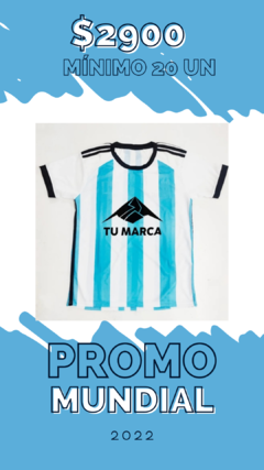 Camiseta Argentina Con Logo