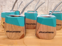 Mate de Algarrobo Geométrico - BEJAMI MERCHANDISING / REGALOS PARA EMPRESAS / REGALOS CON LOGO Y PERSONALIZADOS