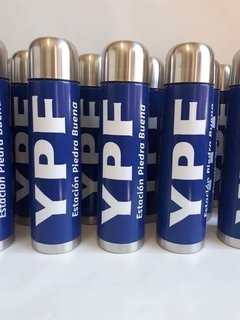 Termo de 1L. CON LOGO forrado en Ecocuero, opcional Vinilo - comprar online