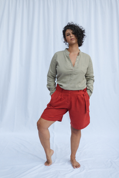 Camisa cambraia - Roupas femininas de linho | Loja Jane Oliveira