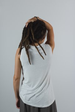 Blusa malha_sem manga - loja online