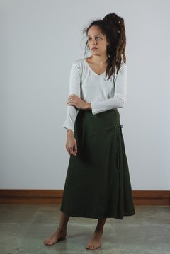 Blusa malha_manga longa v - comprar online