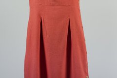 Vestido com botão lateral - Roupas femininas de linho | Loja Jane Oliveira