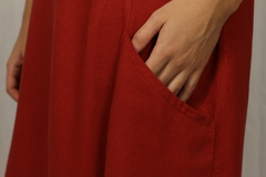 Vestido bolso só - Roupas femininas de linho | Loja Jane Oliveira