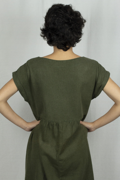 Vestido curto franzido - loja online
