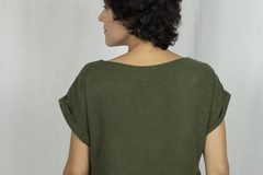Vestido curto franzido - comprar online