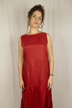 Vestido preguiado