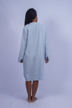 Vestido de galão - Roupas femininas de linho | Loja Jane Oliveira