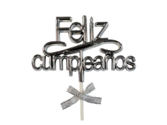 Topper para torta Feliz Cumpleaños