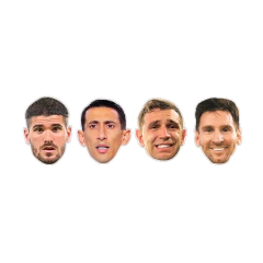 ANTIFAZ MASCARA "ARGENTINA CAMPEON"