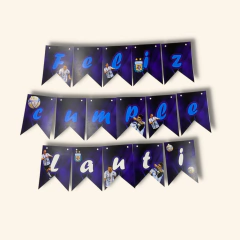 Banderín Feliz cumple personalizado con nombre - comprar online