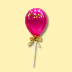 TOPPER GLOBITO CON NOMBRE O LA FRASE QUE GUSTES - comprar online