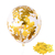 GLOBO CRISTAL CON CONFETTI DORADO X 5 - comprar online