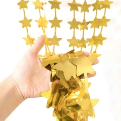 Cortina metalizada estrellas
