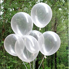GLOBOS CRISTAL 14¨ X 10 UNIDADES DESINFLADOS