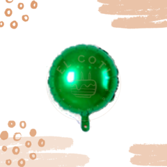 Globo metalizado redondo 45 cm - cotillonymas