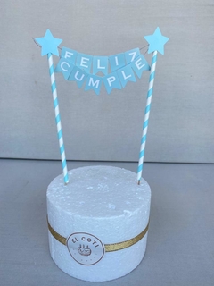 TOPPER CAKE FELIZ CUMPLE en internet