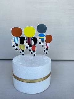SET X 5 JUGADORES DE FUTBOL - comprar online