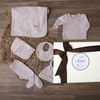Set Clinica Bebé Picot Mostaza 6 piezas