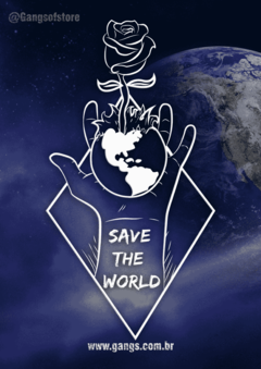 Poster Save The World - BRINDE - comprar online