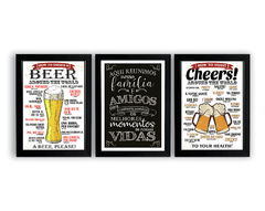 Quadros Beer, Cheers e Amigos