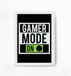 Quadro Gamer Mode on - comprar online