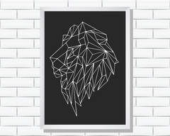 Quadro Abstrato Leão