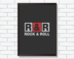 Quadro Rock and roll - comprar online