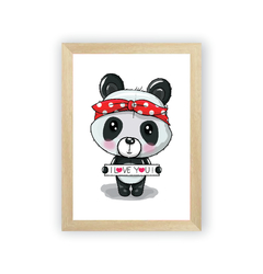 Quadro Urso Panda - comprar online