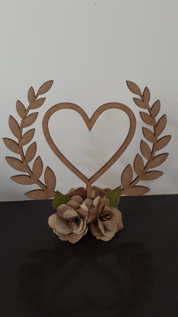 TOPO DE BOLO CASAMENTO MDF