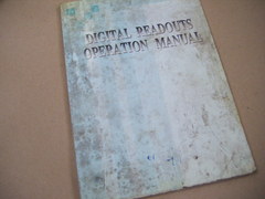 Manual Digital Readouts Operação -- 0214 - comprar online