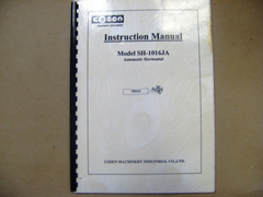 Manual Máquina Cosen Industrial - Em Inglês / Por -- 1620 na internet