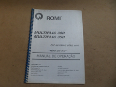 Manual Romi Multiplic  30d - 35d  Módulo Cnc / Por -- 0961