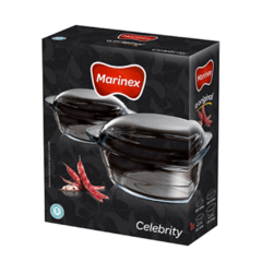 CACEROLA MARINEX C/TAPA JUEGO x 2 CELEBRITY Cod: 672805