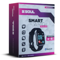 RELOJ SMART SOUL MATCH-100 SMW-SW64 NEGRO - Majul Hogar